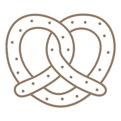 <h1>BAKED GOODS:</h1><BR><p>OVEN-BAKED POP TARTS,<BR>HOT POCKETS, & PRETZELS</p> pretzel icon